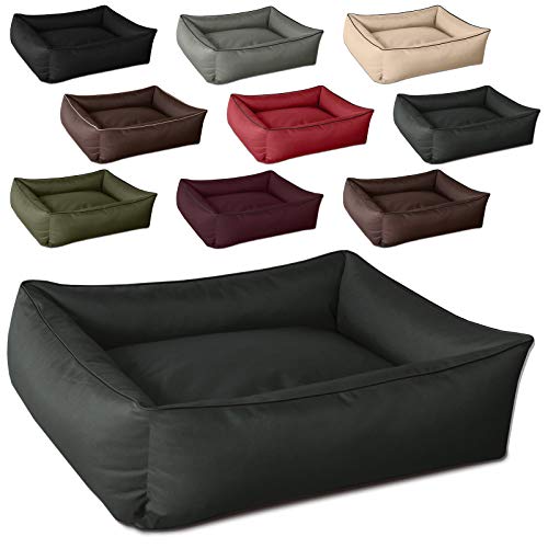 BedDog Hundebett MAX L bis XXXL, 10 Farben wählbar, Hundekissen Hundesofa Hundekorb,anthrazit XXL ca. 120×85 cm - 2